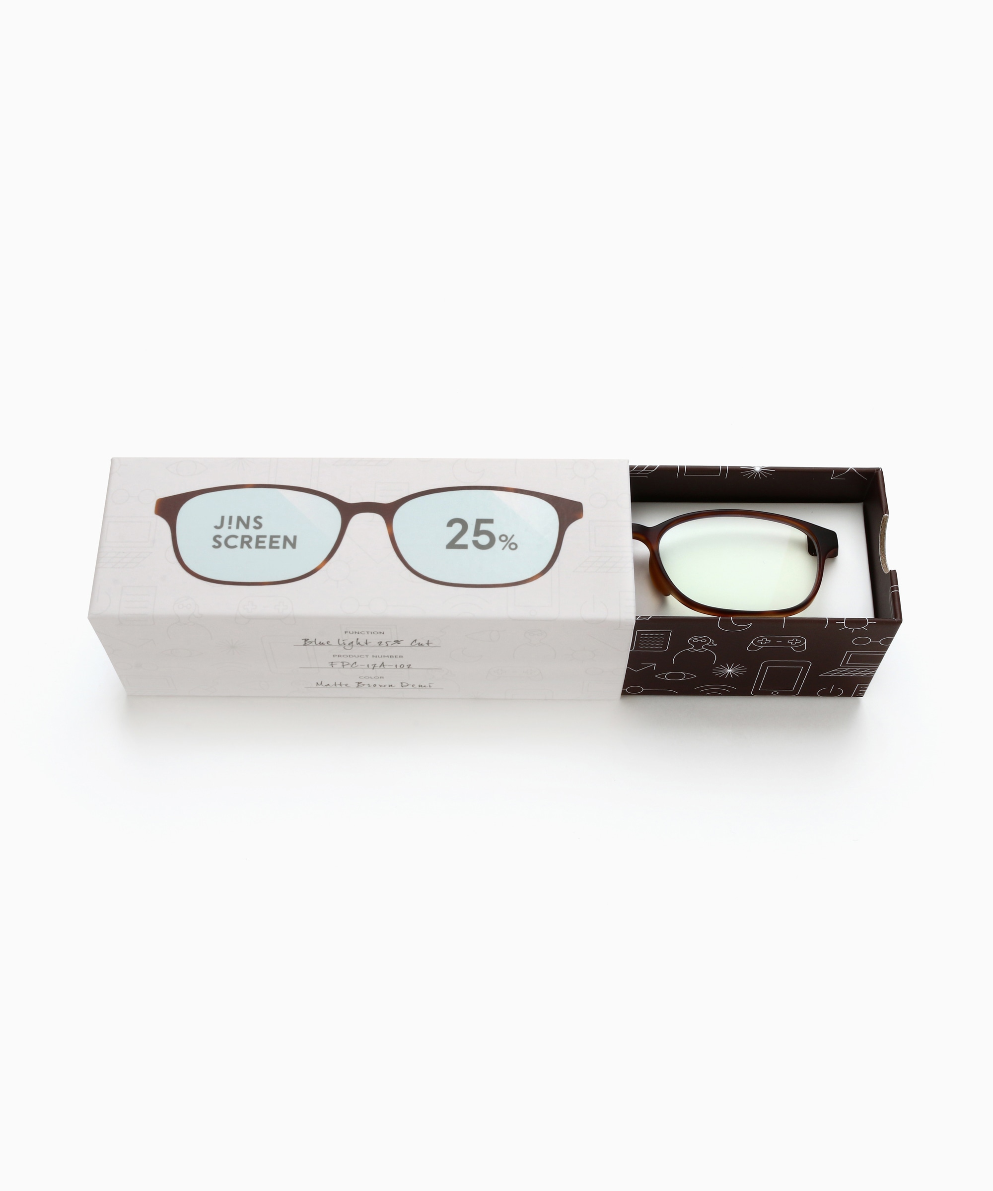 JINS SCREEN 25%CUT FPC-17A-102 386 商品詳細 | JINS - 眼鏡(メガネ