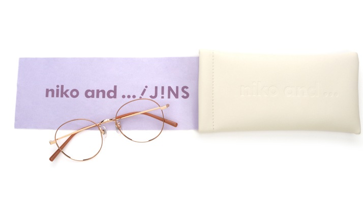 【niko and×JINS】オンラインショップ限定　コラボレーションメガネ