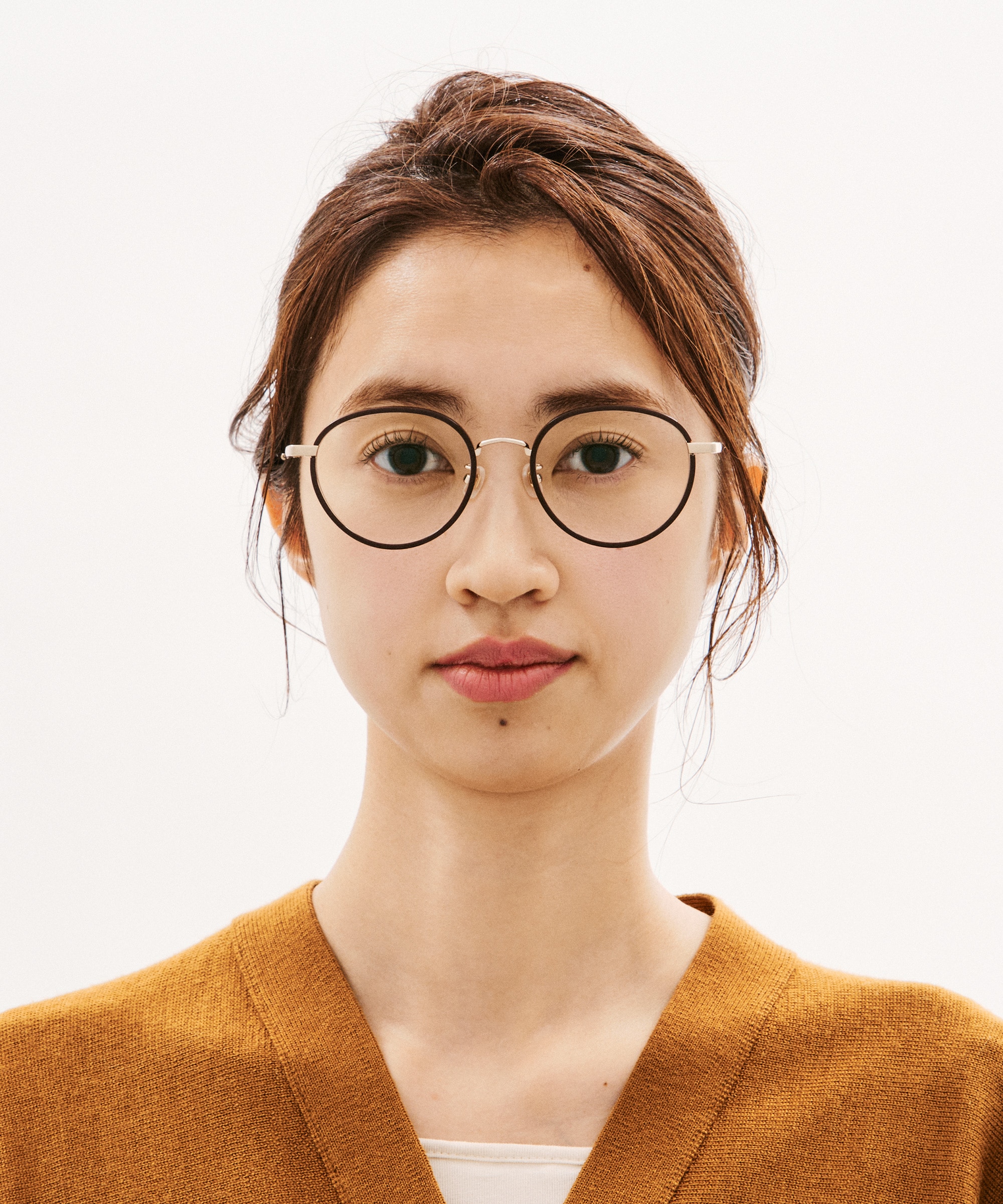 JINS×神崎恵 目鼻立ち洗練フレーム ボストン メタル WOMEN 【LMF-25A