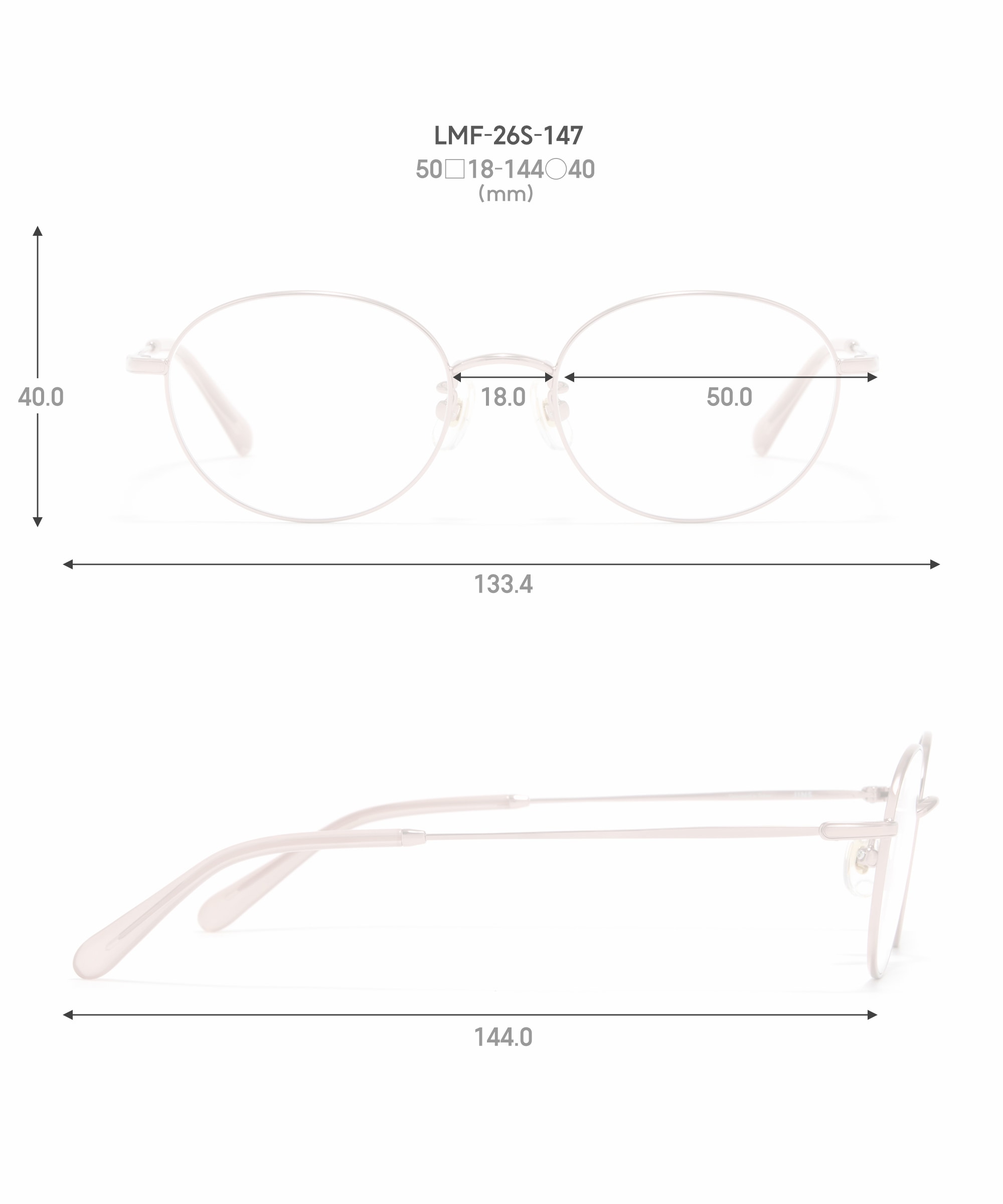 26SS STANDARD Rim Metal ボストン メタル WOMEN 【LMF-26S-147 02