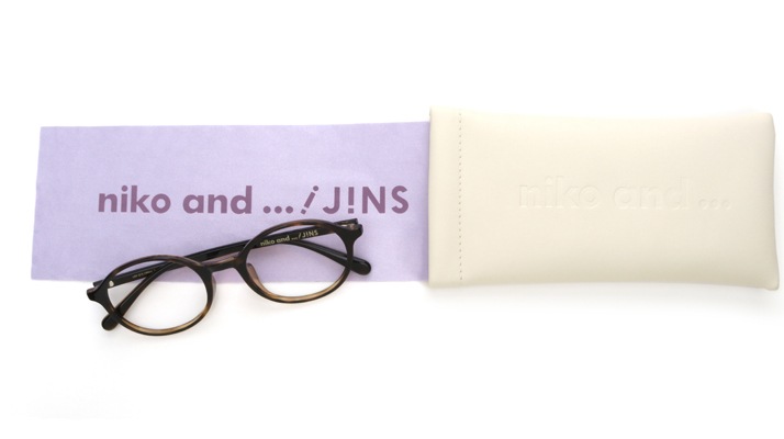 【niko and×JINS】オンラインショップ限定　コラボレーションメガネ