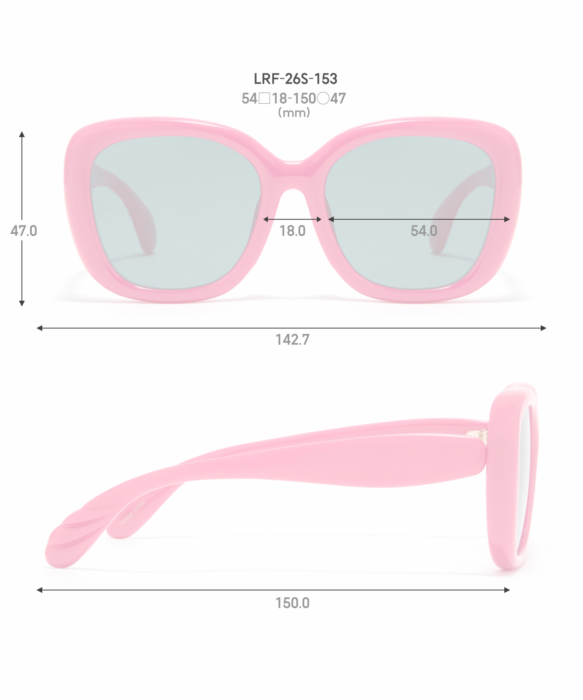 JINS×Barbie その他 樹脂 WOMEN 【LRF-26S-153 04】 商品詳細 | JINS