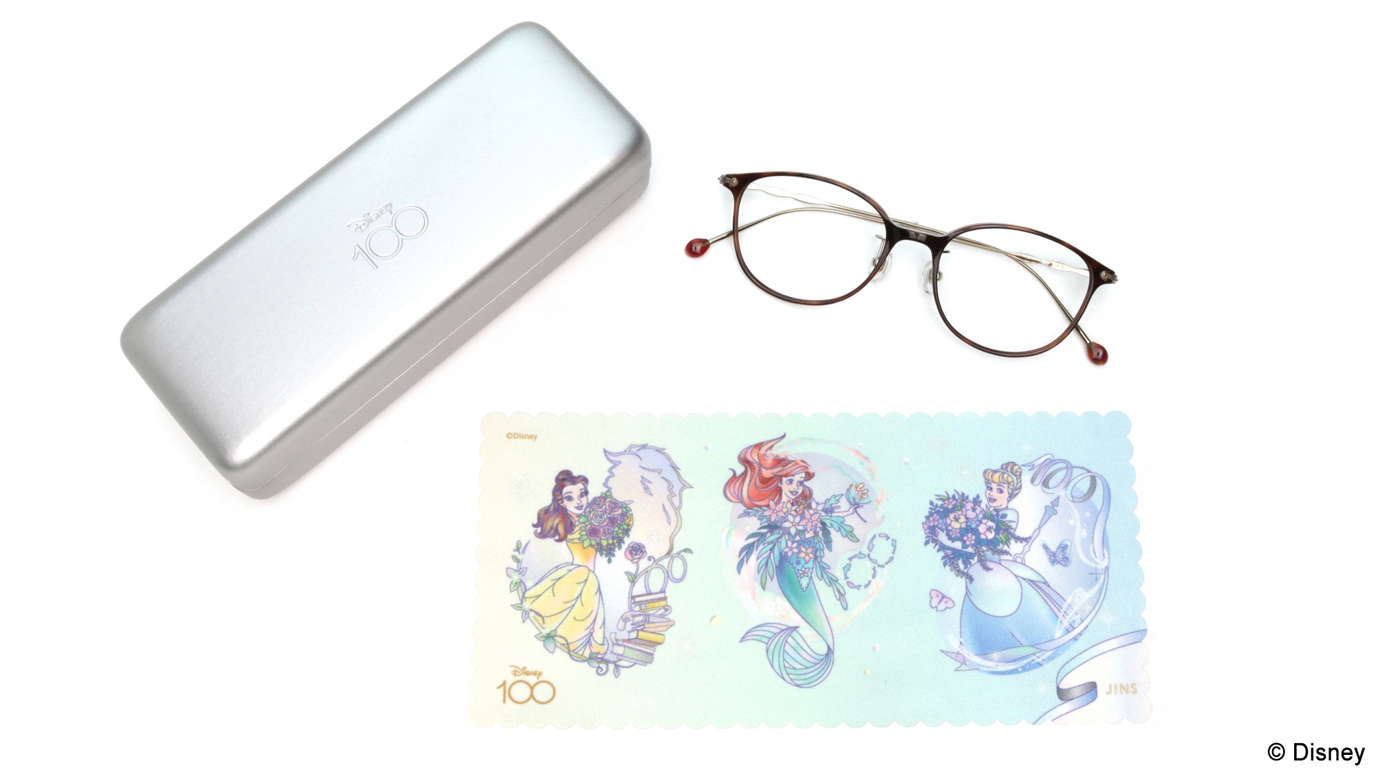 Disney 100 アイウエアコレクション プリンセス シリーズ ベルモデル Disney 100 アイウエアコレクション プリンセス シリーズ ベルモデル