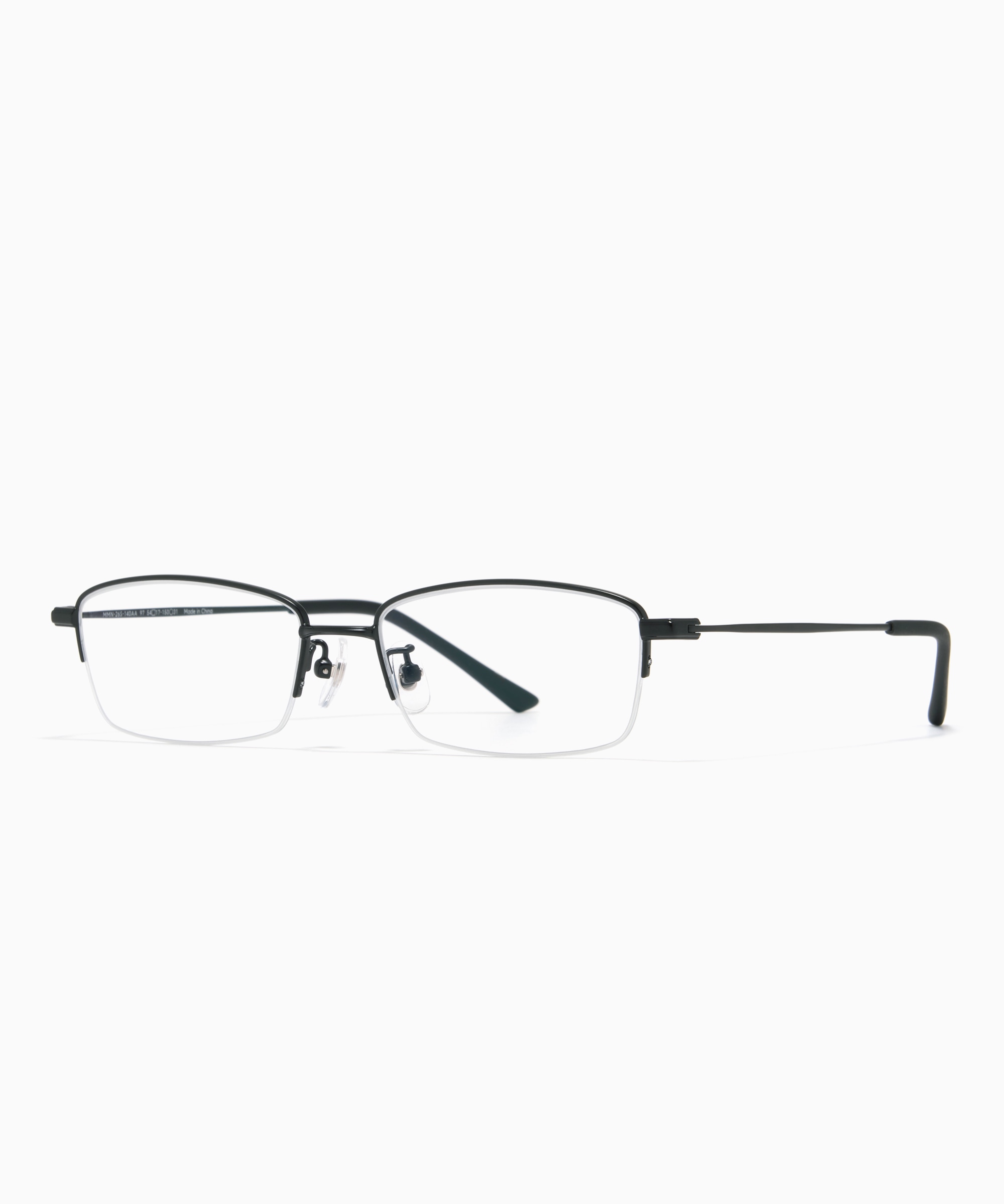 【限定セール】JINS R!M リムレス シルバー 度あり 26SS STANDARD Rim Metal ハーフリム メタル MEN 【MMN-26S-140 97