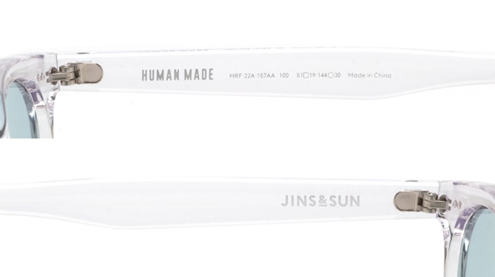 ですが JINS u0026 SUN × HUMAN MADE DUCKサングラス のため