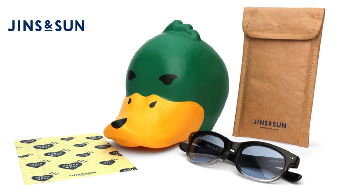 JINS&SUN x HUMAN MADE SUNGLASS & HARIKO EYEWEAR STAND “DUCK”