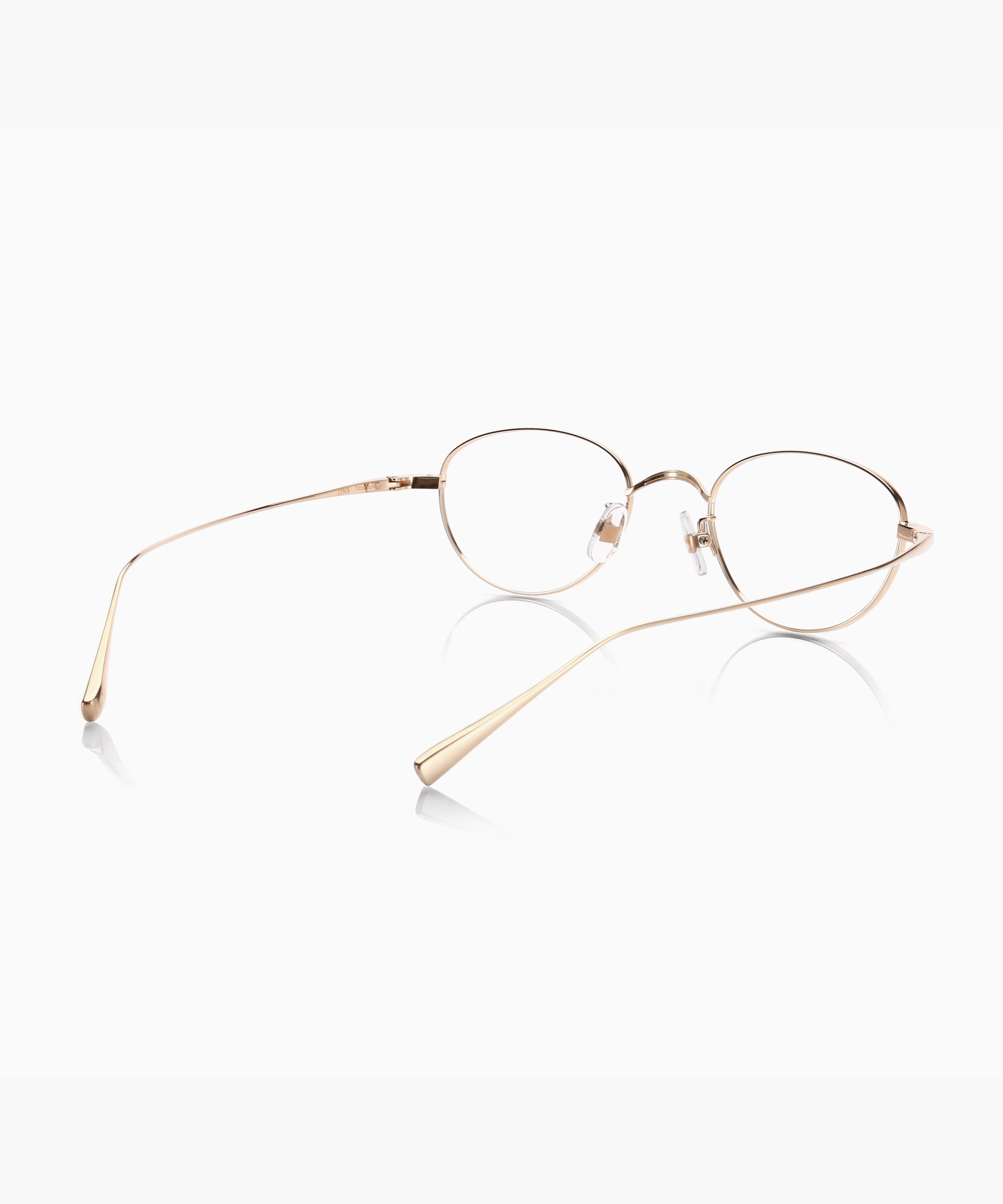 jins メガネ RIM TITANIUM MTF-16S-704 ゴールド