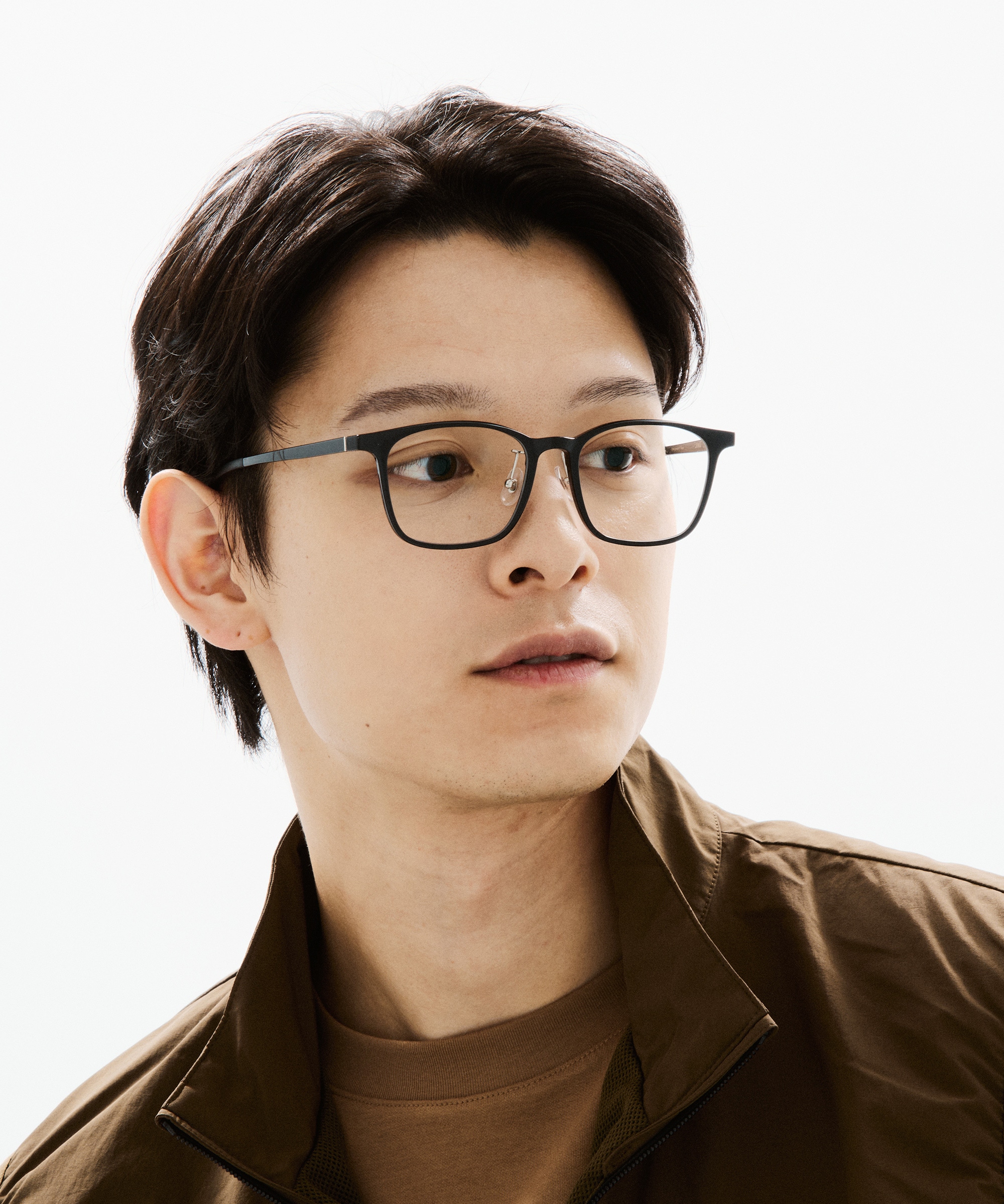 Channel CH3169 メガネ JINS Switch Flip Up ウェリントン 樹脂 MEN 【MUF-25S-213 86