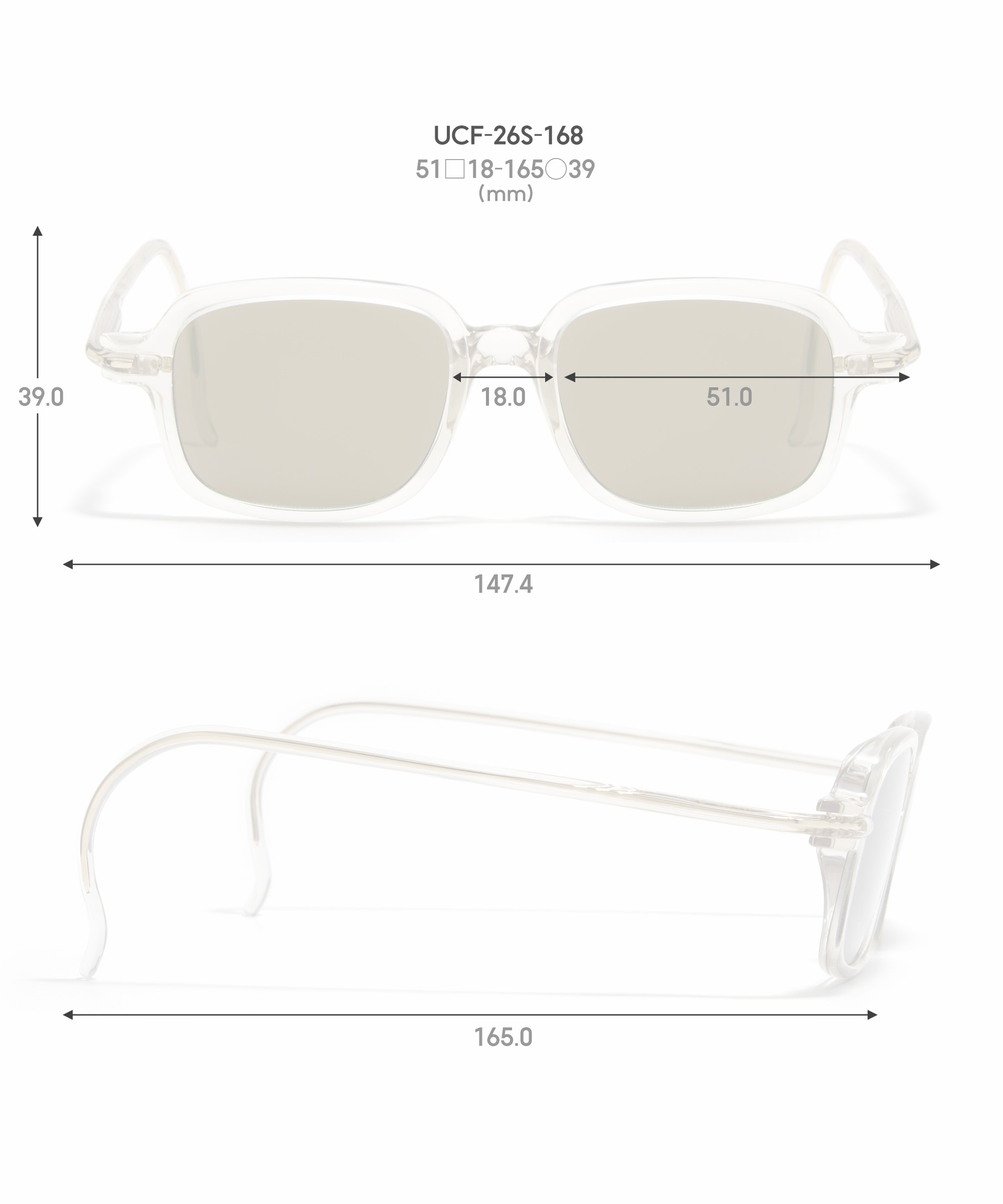 GINZA Limited Edition Acetate SUNGLASSES スクエア アセテート