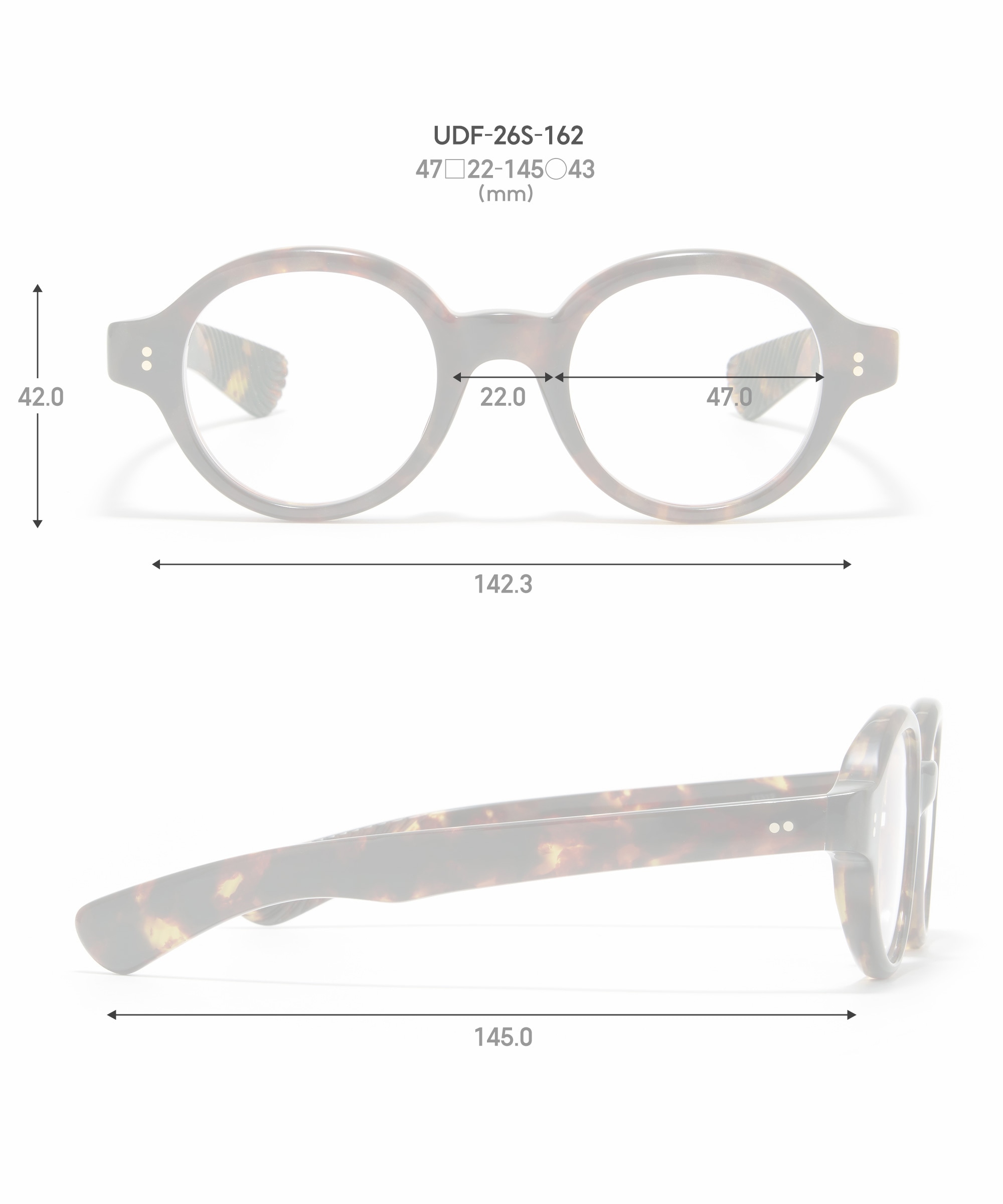GINZA Limited Edition Celluloid ラウンド セルロイド UNISEX 【UDF