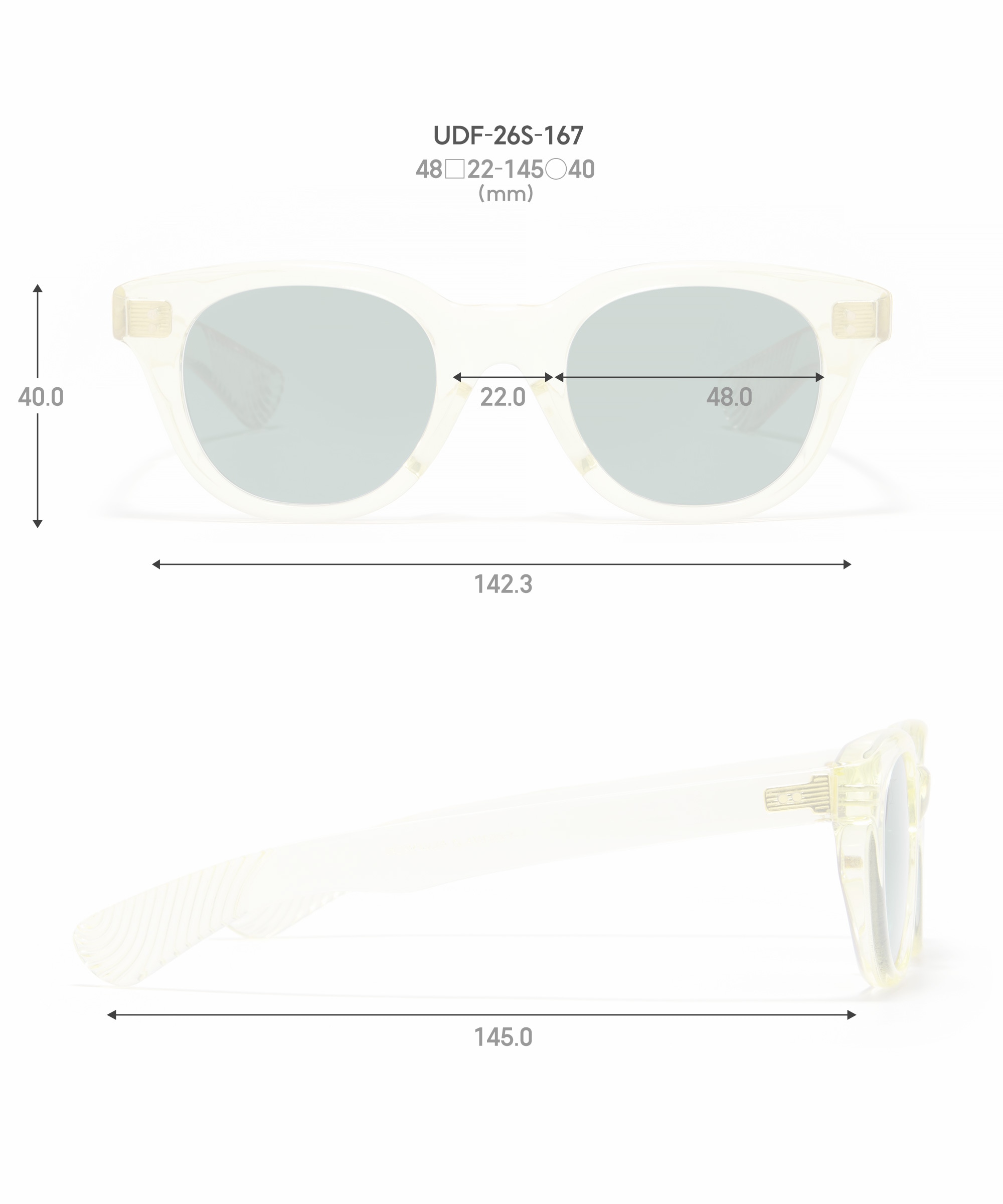 GINZA Limited Edition Celluloid SUNGLASSES ウェリントン セルロイド