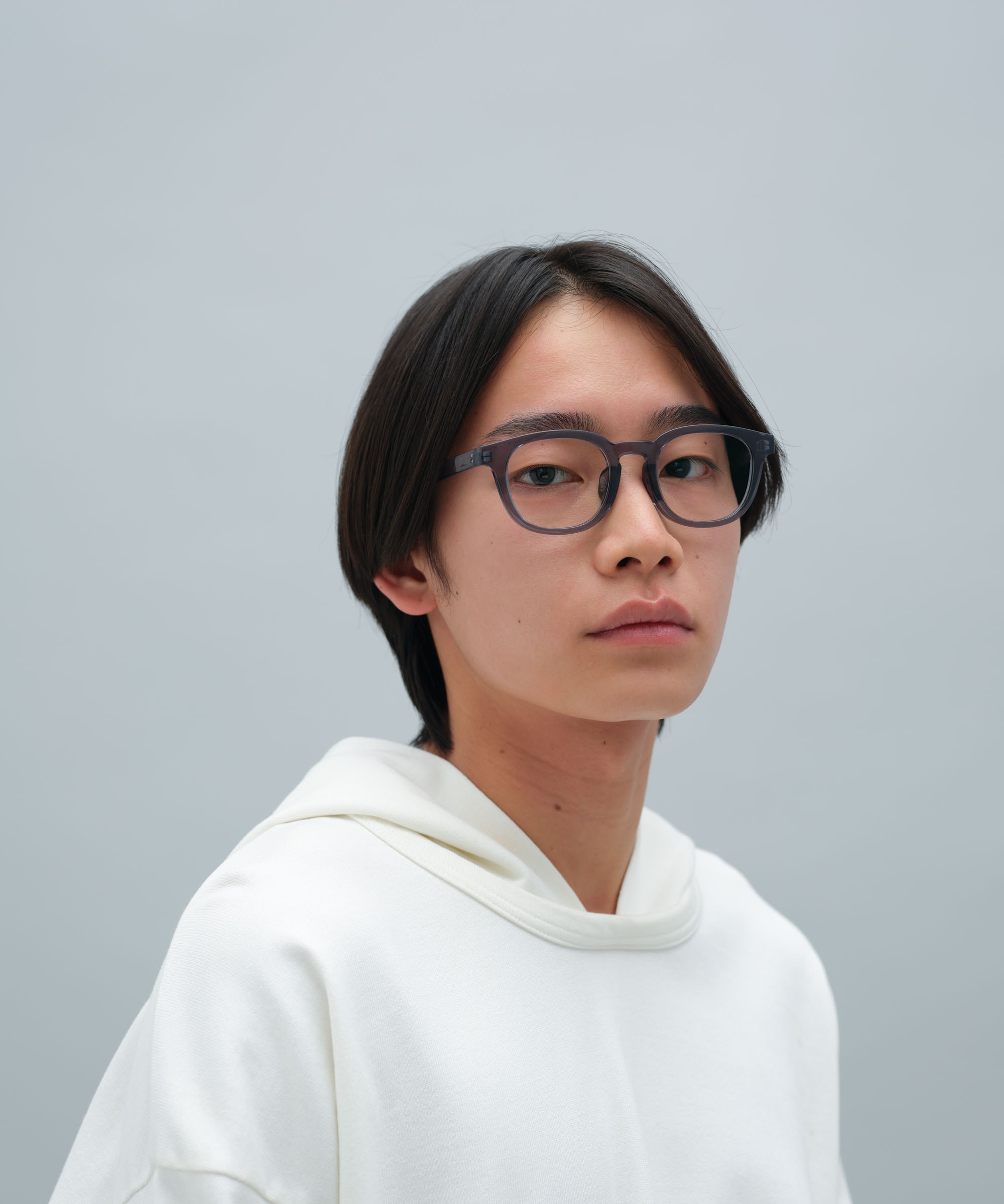 めめ R!M＞ Casual Bold Lightframe ウェリントン サスティナブル素材