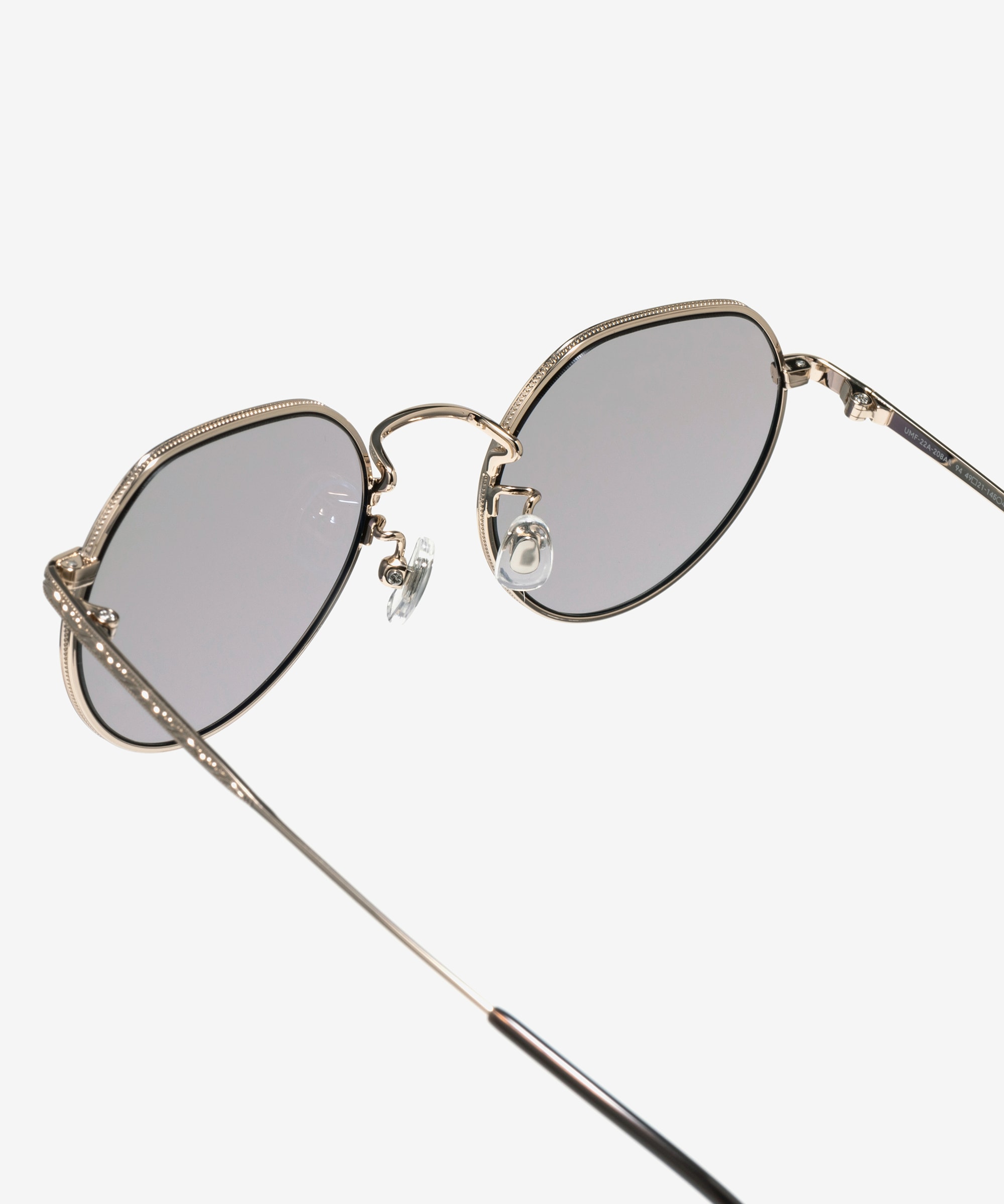 SUNGLASSES Modern rim metal 多角形 メタル UNISEX 【UMF-25S