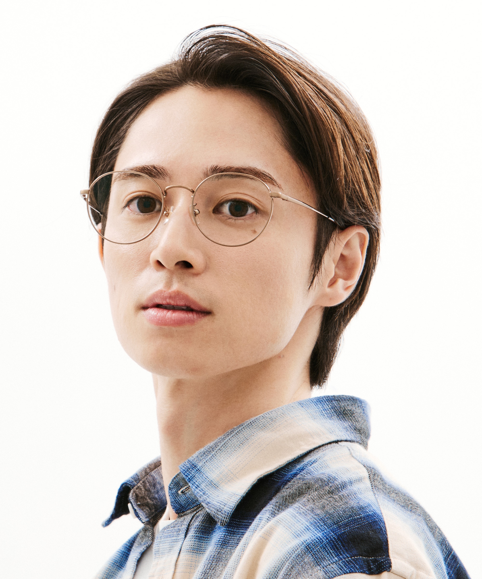 JINS TODAY Rim Metal［中顔面短縮メガネ］ ラウンド メタル UNISEX