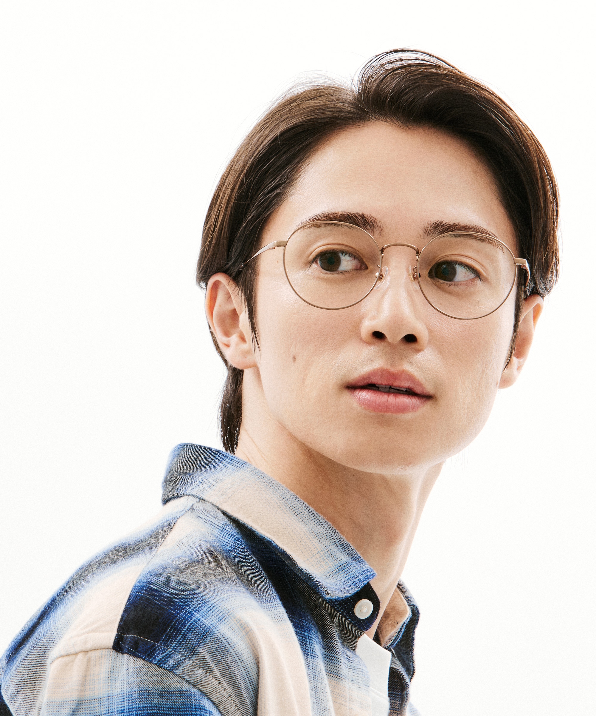 JINS TODAY Rim Metal［中顔面短縮メガネ］ ラウンド メタル UNISEX