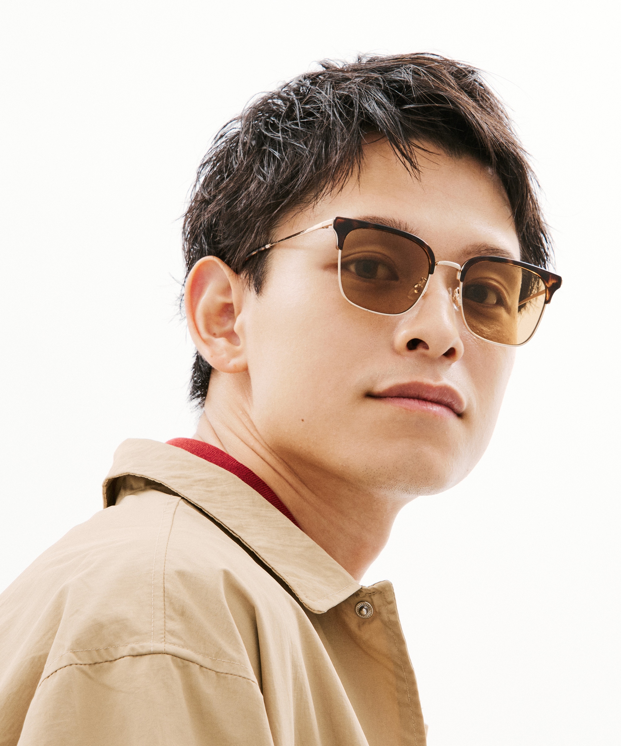 26SS SUNGLASSES Combination ウェリントン メタル UNISEX 【UMF-26S