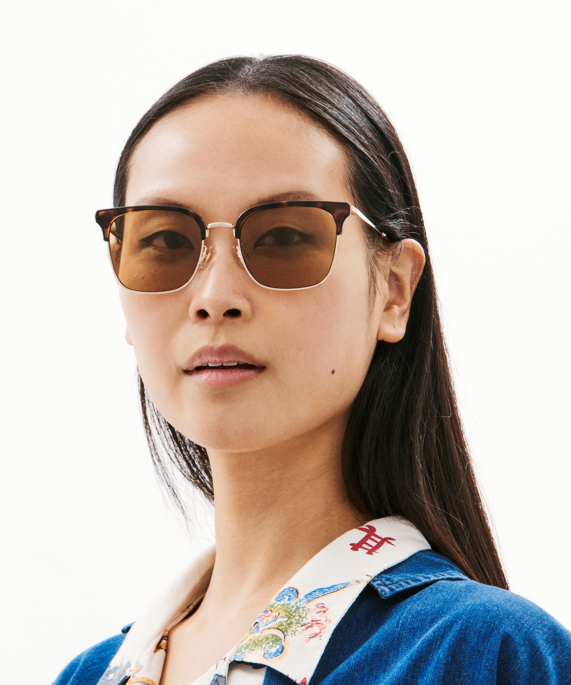 26SS SUNGLASSES Combination ウェリントン メタル UNISEX 【UMF-26S