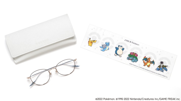 限定商品 ポケモン メガネケース カメックス メガネ拭きJINS