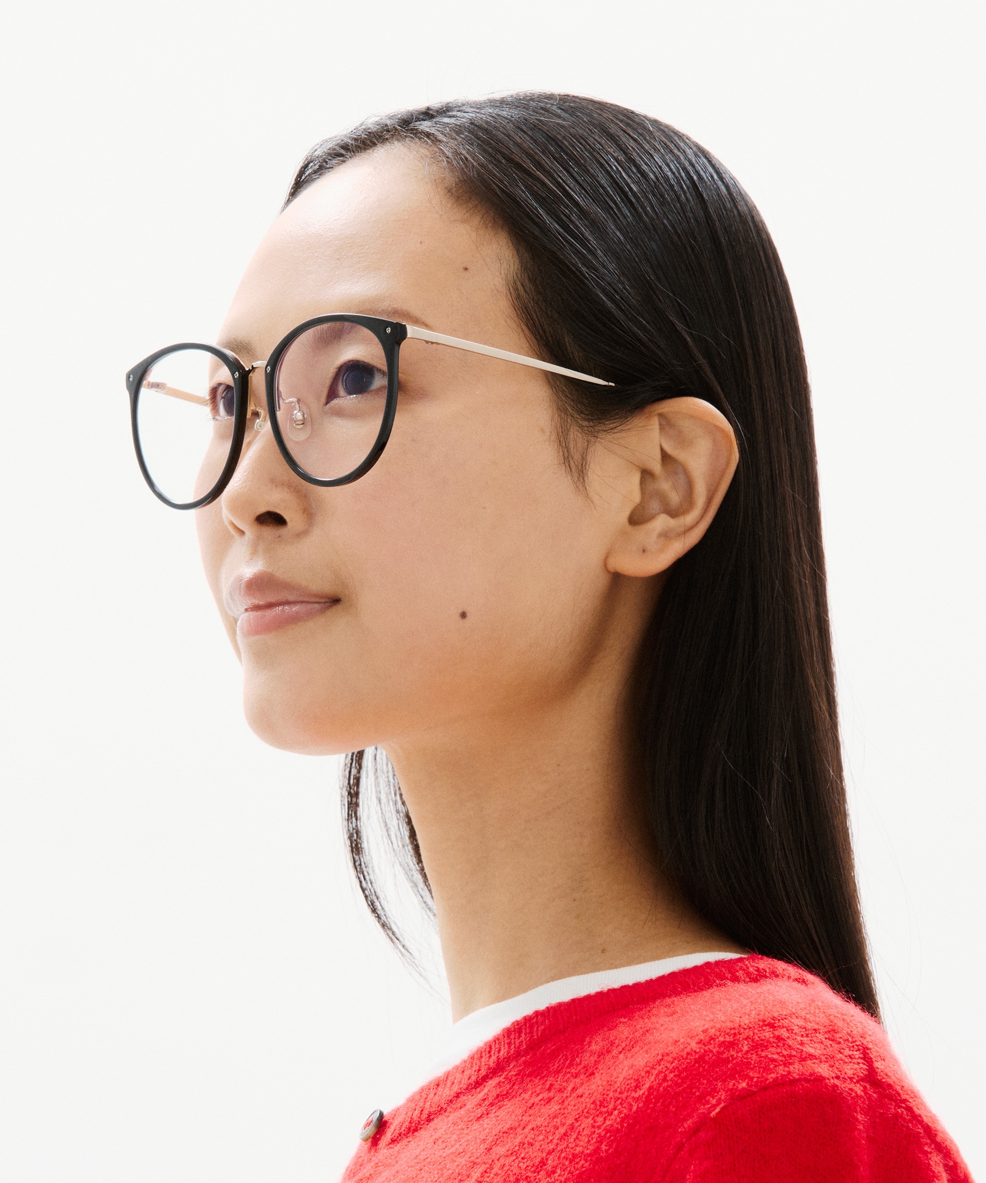 #眼鏡　度あり　健康　メガネ　健康用品 Eye glasses 眼镜　JINS JINS TODAY Combination Metal ボストン 樹脂 UNISEX 【URF-25A-186