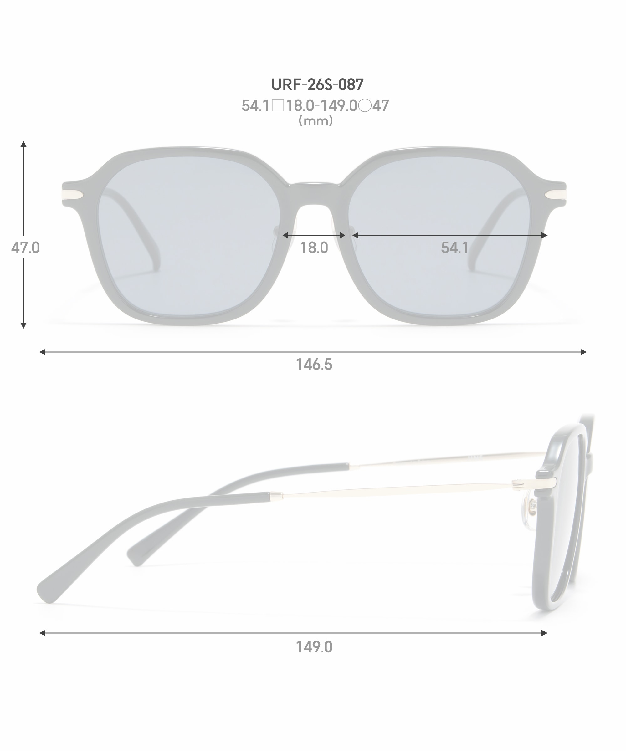 26SS SUNGLASSES Combination その他 樹脂 UNISEX 【URF-26S-087 394