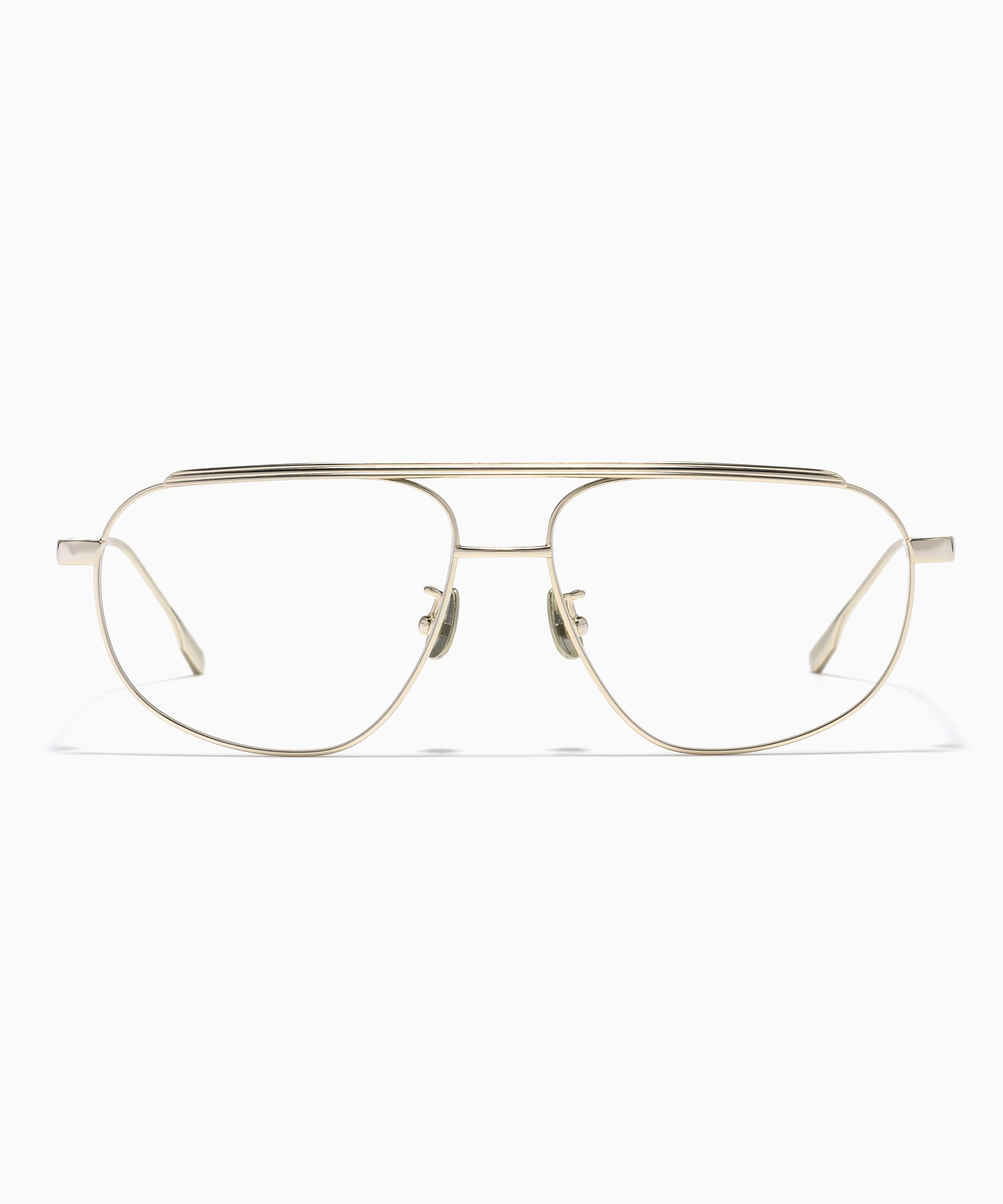 金縁メガネ　度あり 楽天市場】増永 金治郎 キンジロウ MK-037 Col.7 クリアイエロー 眼鏡