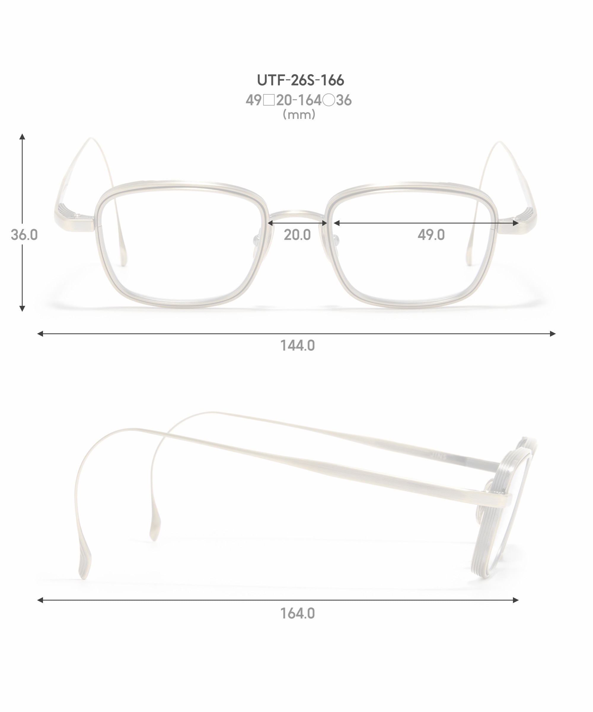 GINZA Limited Edition Titanium ウェリントン チタニウム UNISEX