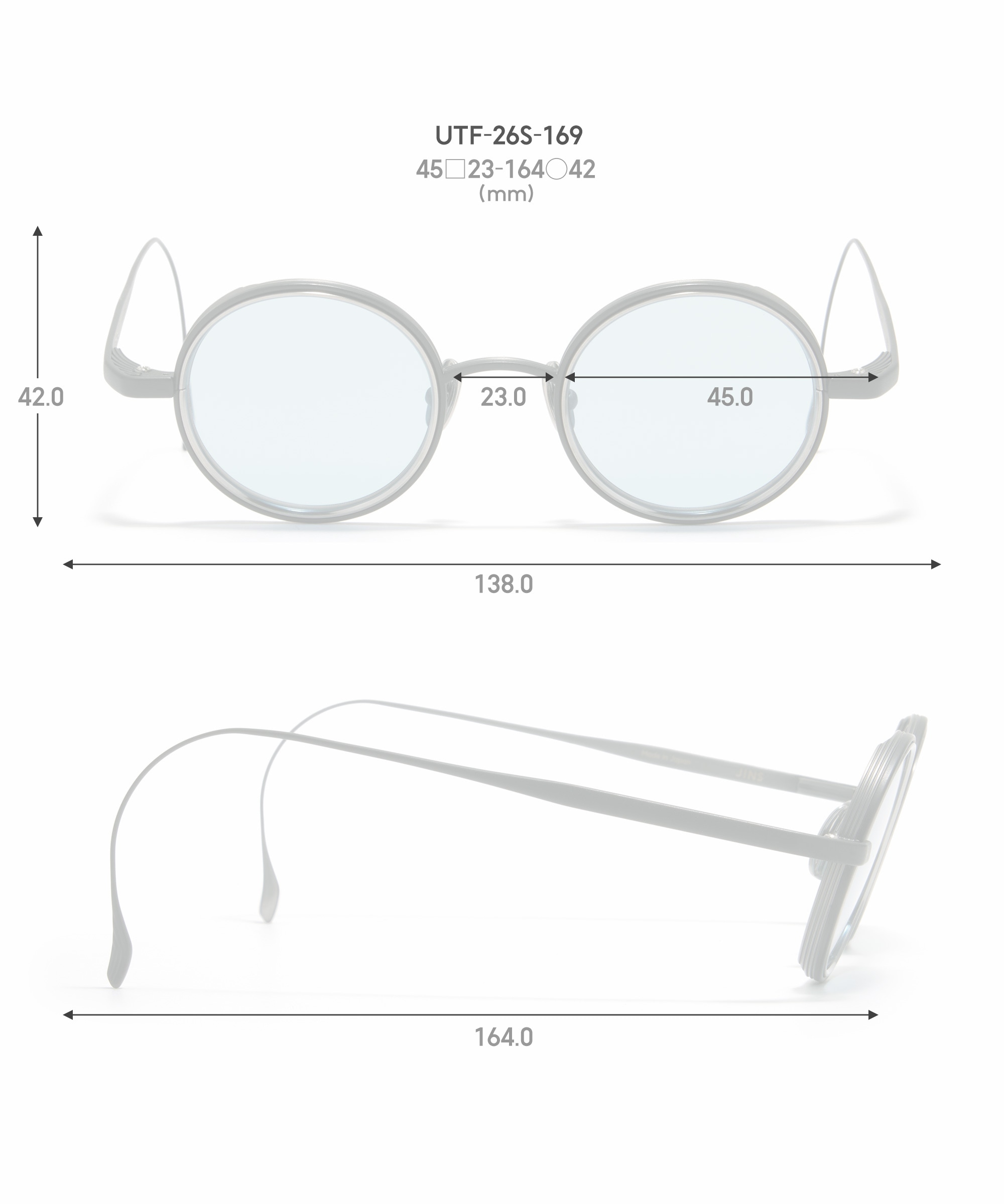 GINZA Limited Edition Titanium SUNGLASSES ラウンド チタニウム