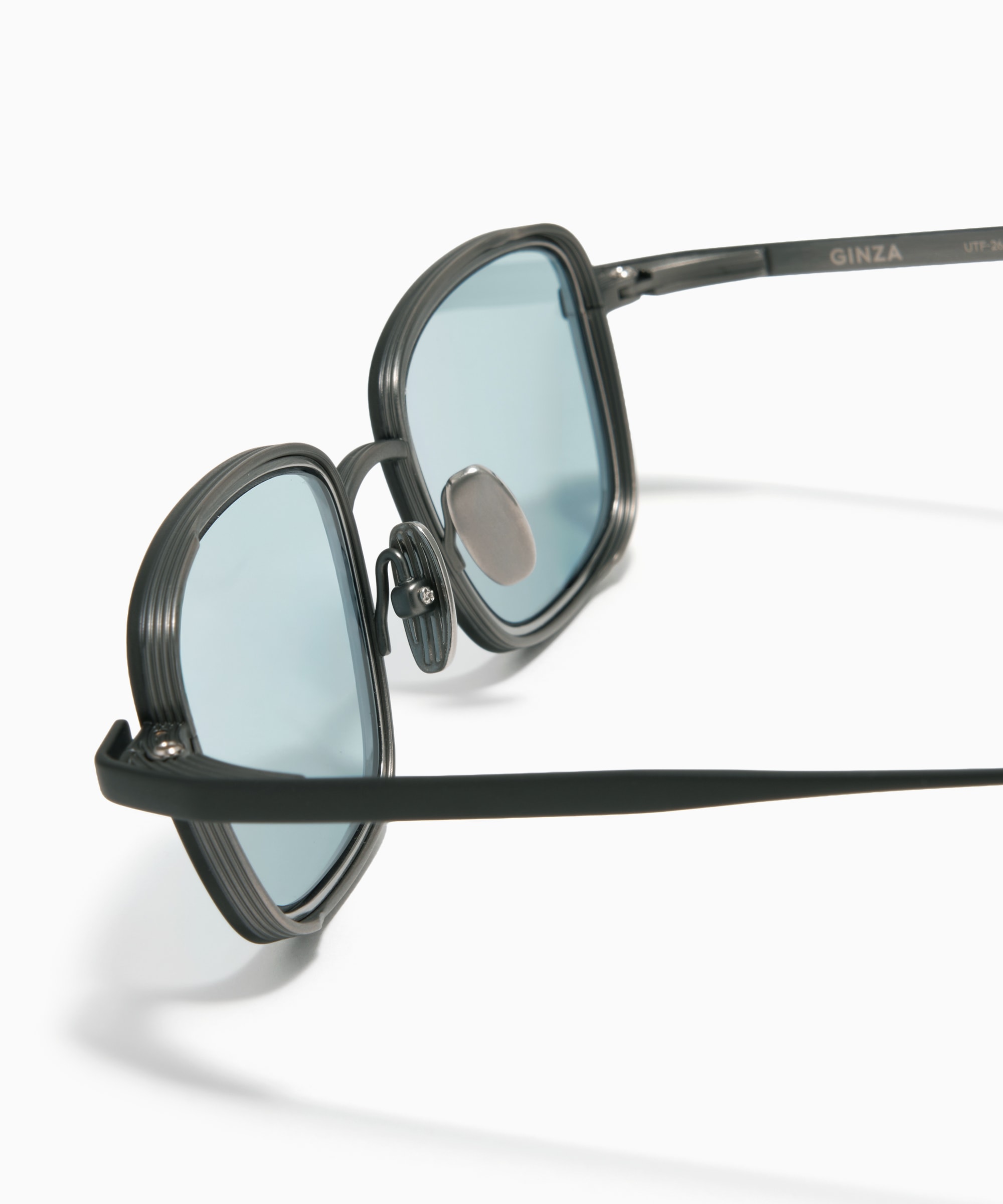 GINZA Limited Edition Titanium SUNGLASSES ウェリントン チタニウム
