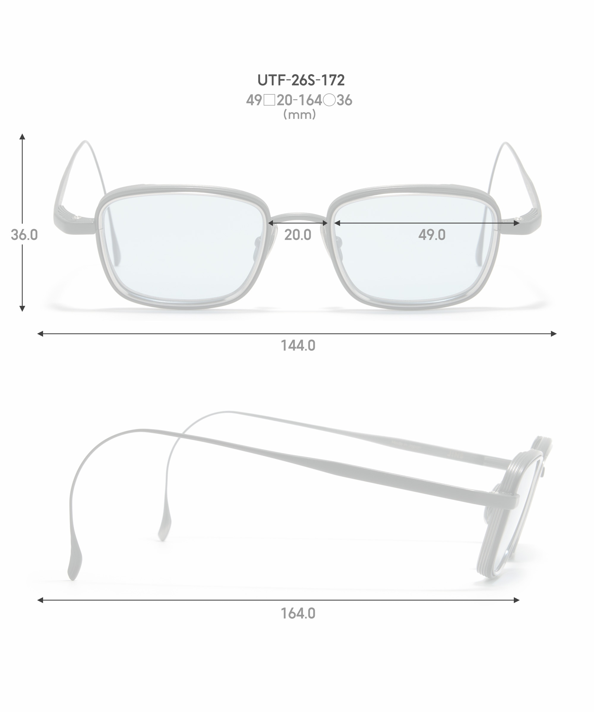 GINZA Limited Edition Titanium SUNGLASSES ウェリントン チタニウム