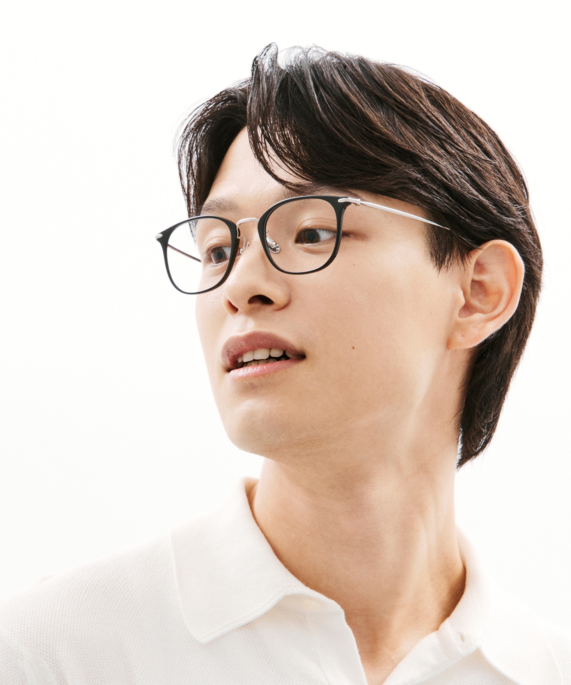Combination Titanium ［中顔面短縮メガネ］ ウェリントン 樹脂 UNISEX