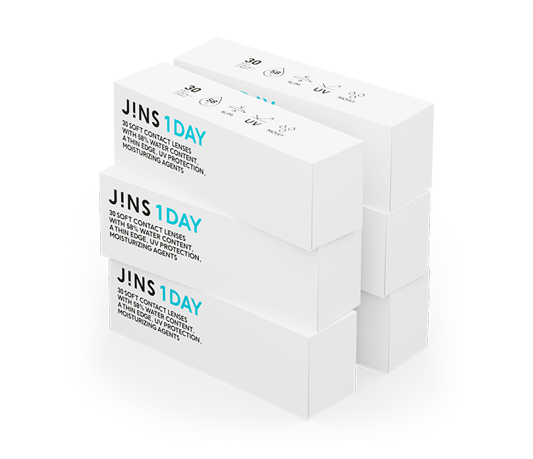 Jins 1day ジンズワンデー まとめ買いセット コンタクトレンズの あたらしい あたりまえ