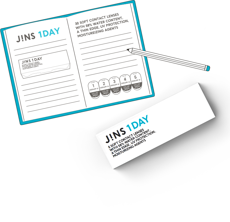 Jins 1day ジンズワンデー のストーリー コンタクトレンズの あたらしい あたりまえ