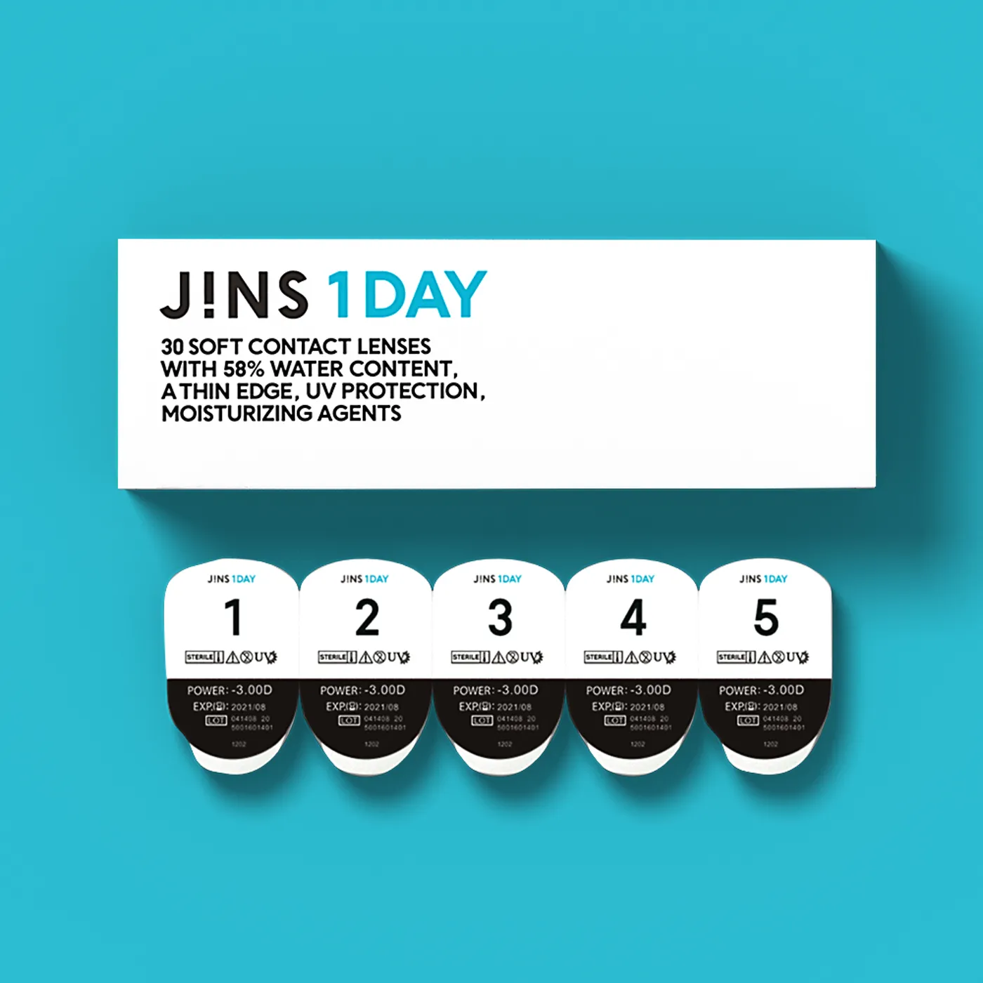 JINS 1DAYのパッケージ写真