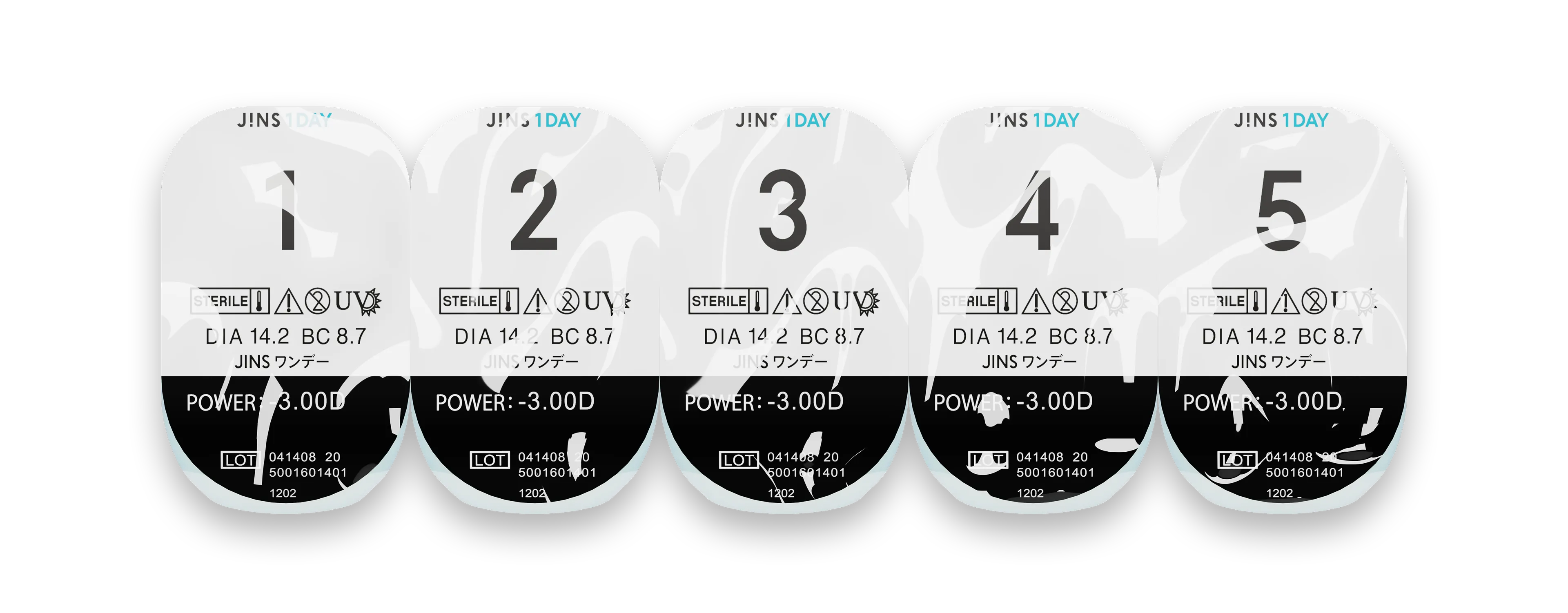 JINS 1DAYのパッケージ写真