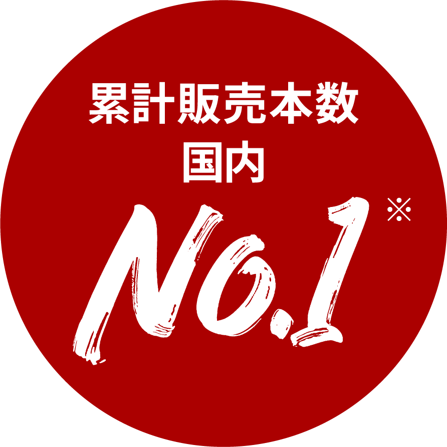 軽量メガネ 累計販売本数 国内 No.1