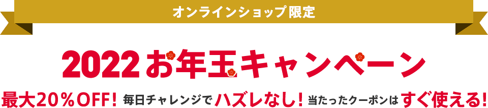 2022年 お年玉キャンペーン