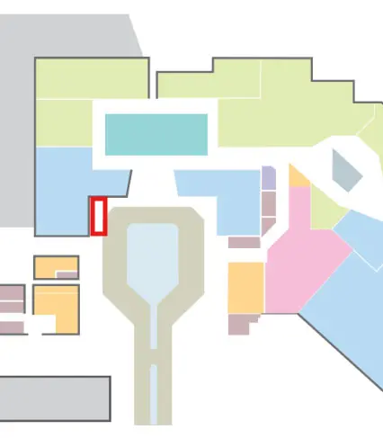 JINS イオンモールライカム店 整列場所