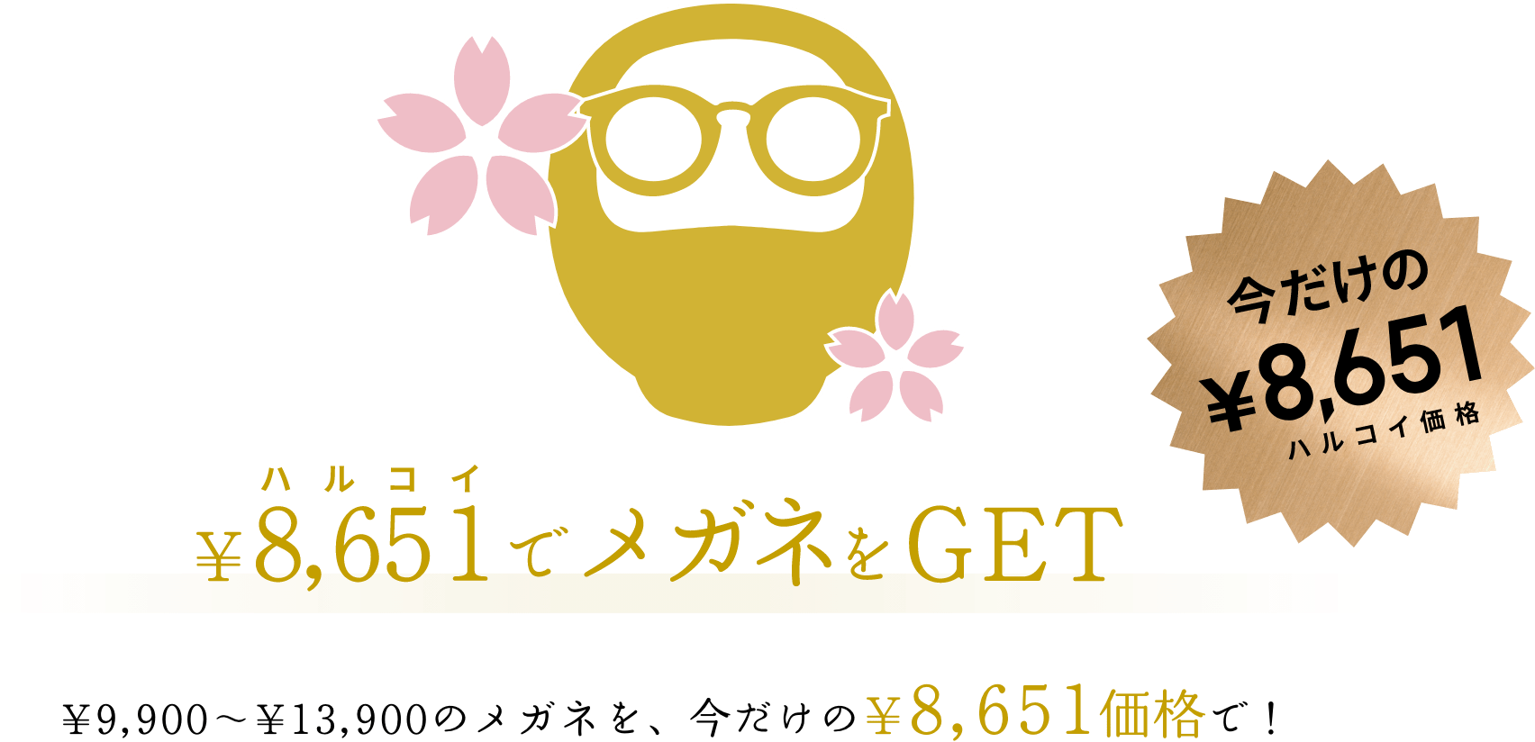 ￥8,651でメガネをGET