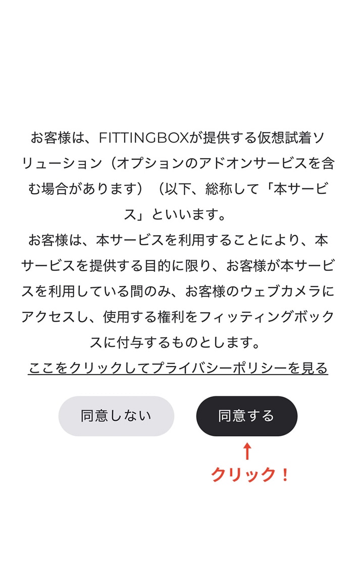 画像:ウェブ試着