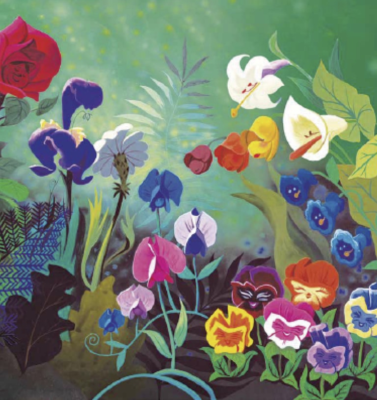 アリスモデルのアート背景画像