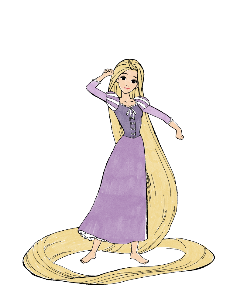 ラプンツェルの全身画像