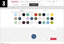 BIG、SMALLからお好きなスタンプを選択