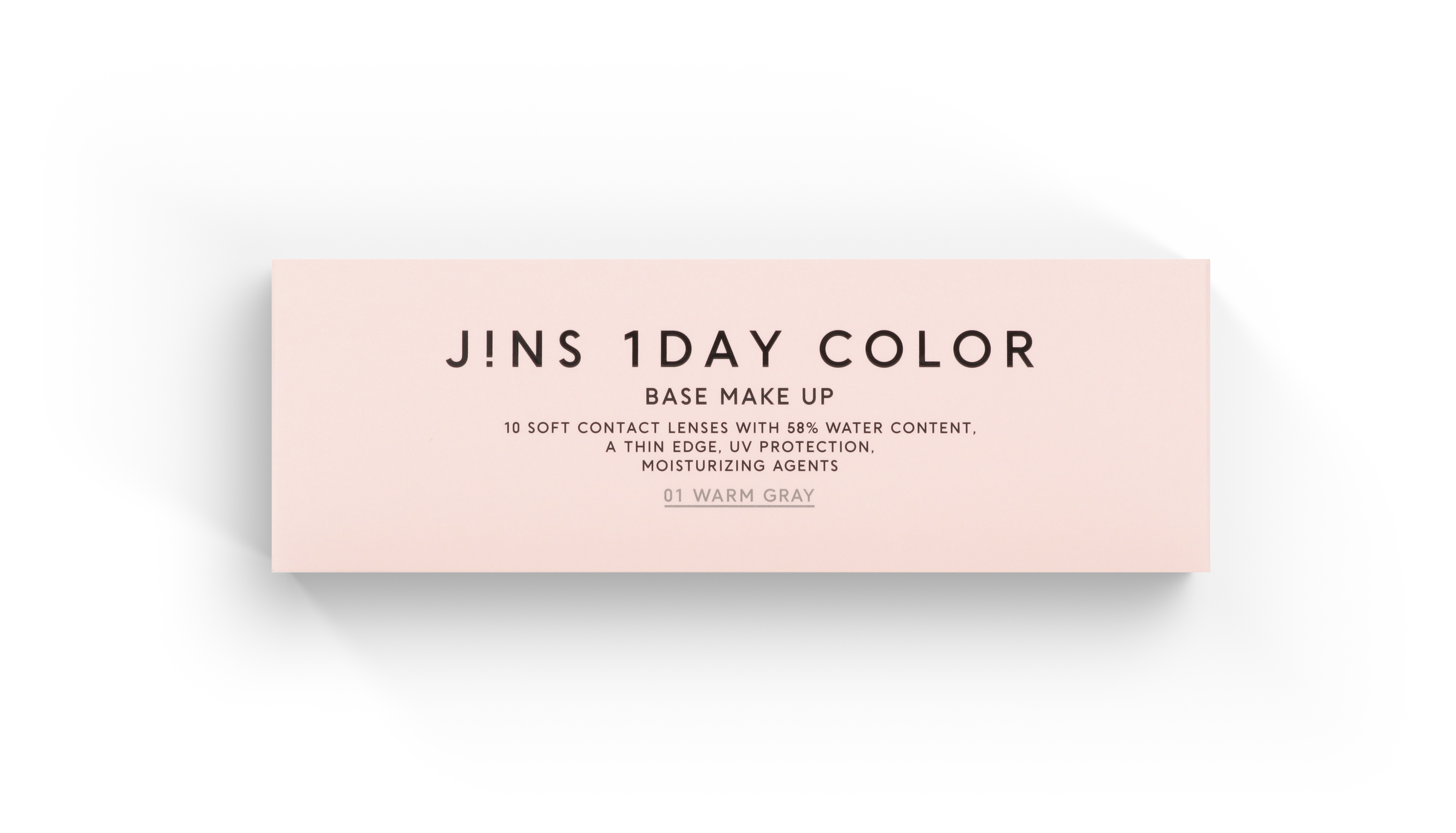 JINS 1DAY COLORのパッケージ