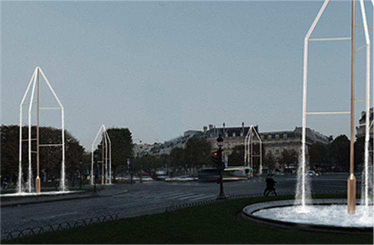 Les Fontaines des Champs-Elysee, 2019