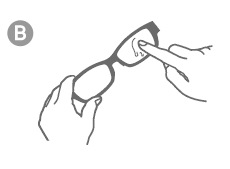 step1 水で汚れを洗い流す B