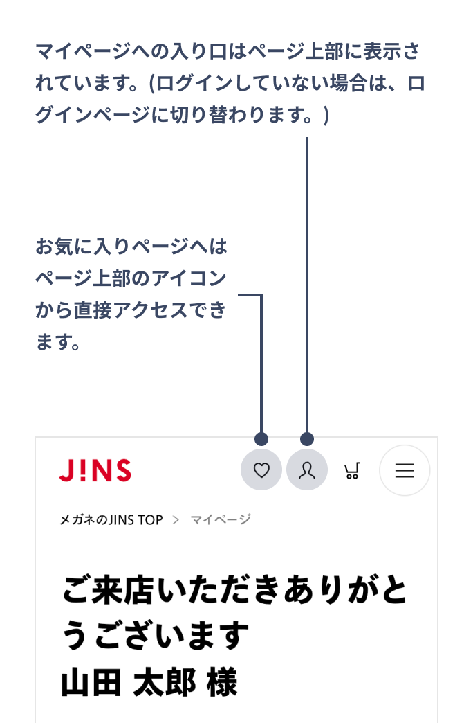 マイページの使い方