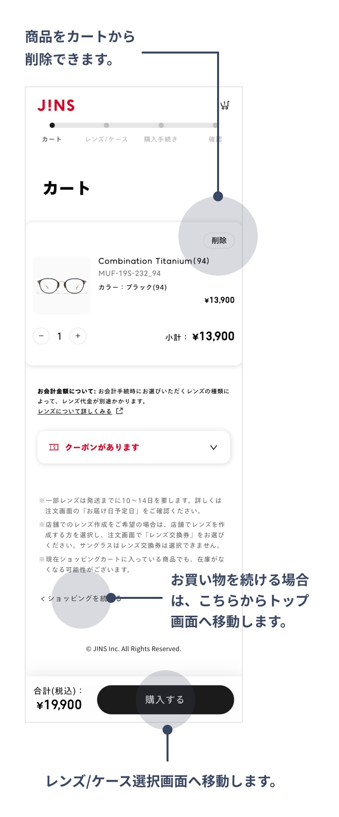 カート画面