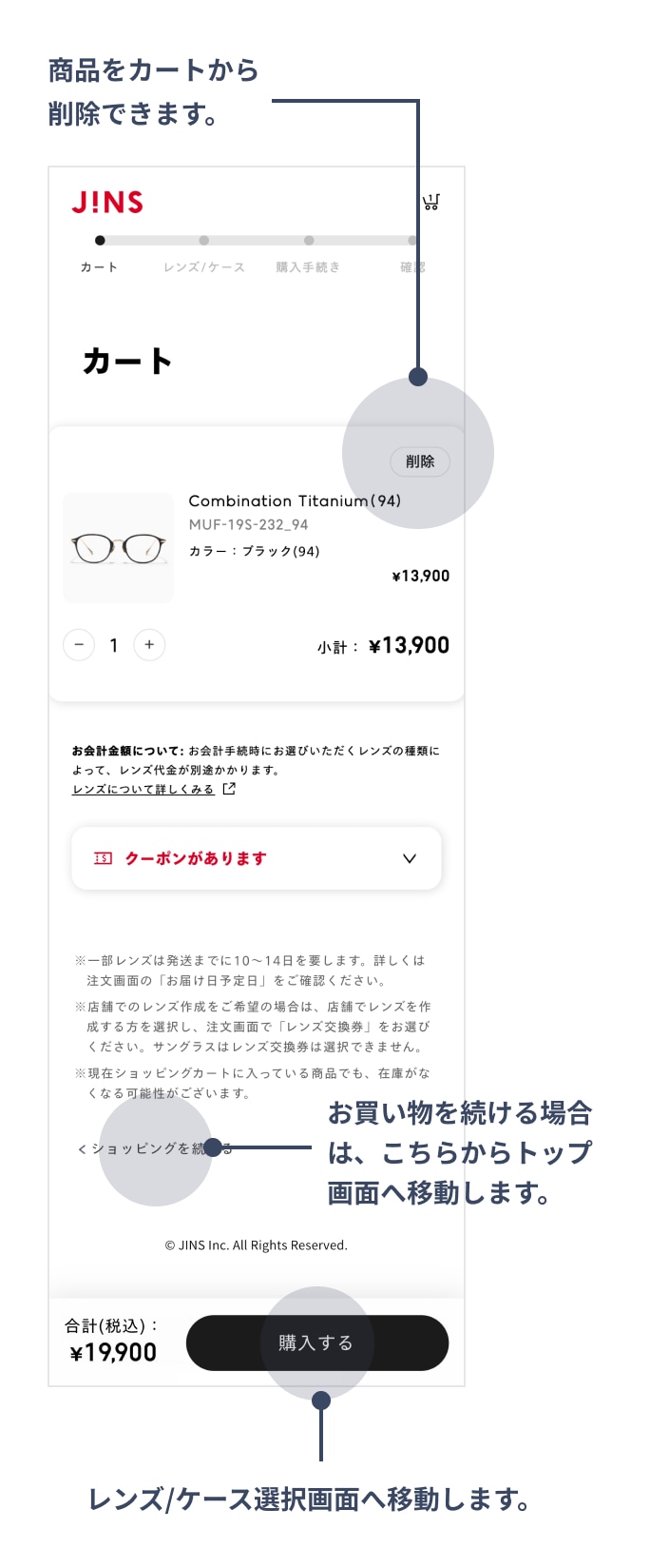 カート画面