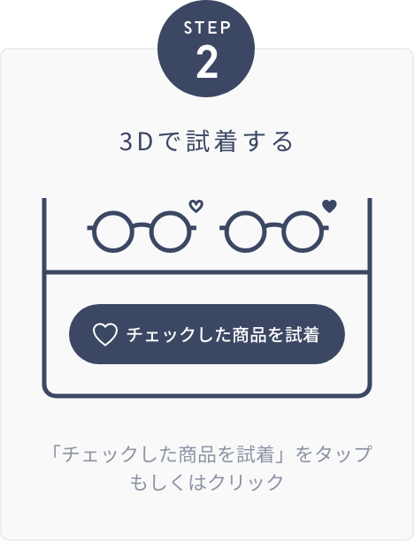 3Dで試着する