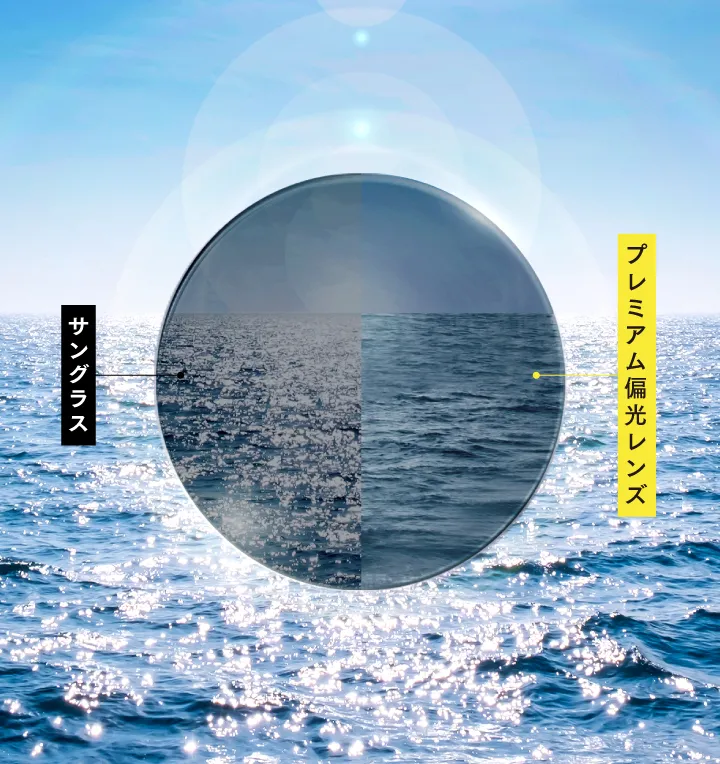 JINSプレミアム偏光レンズ